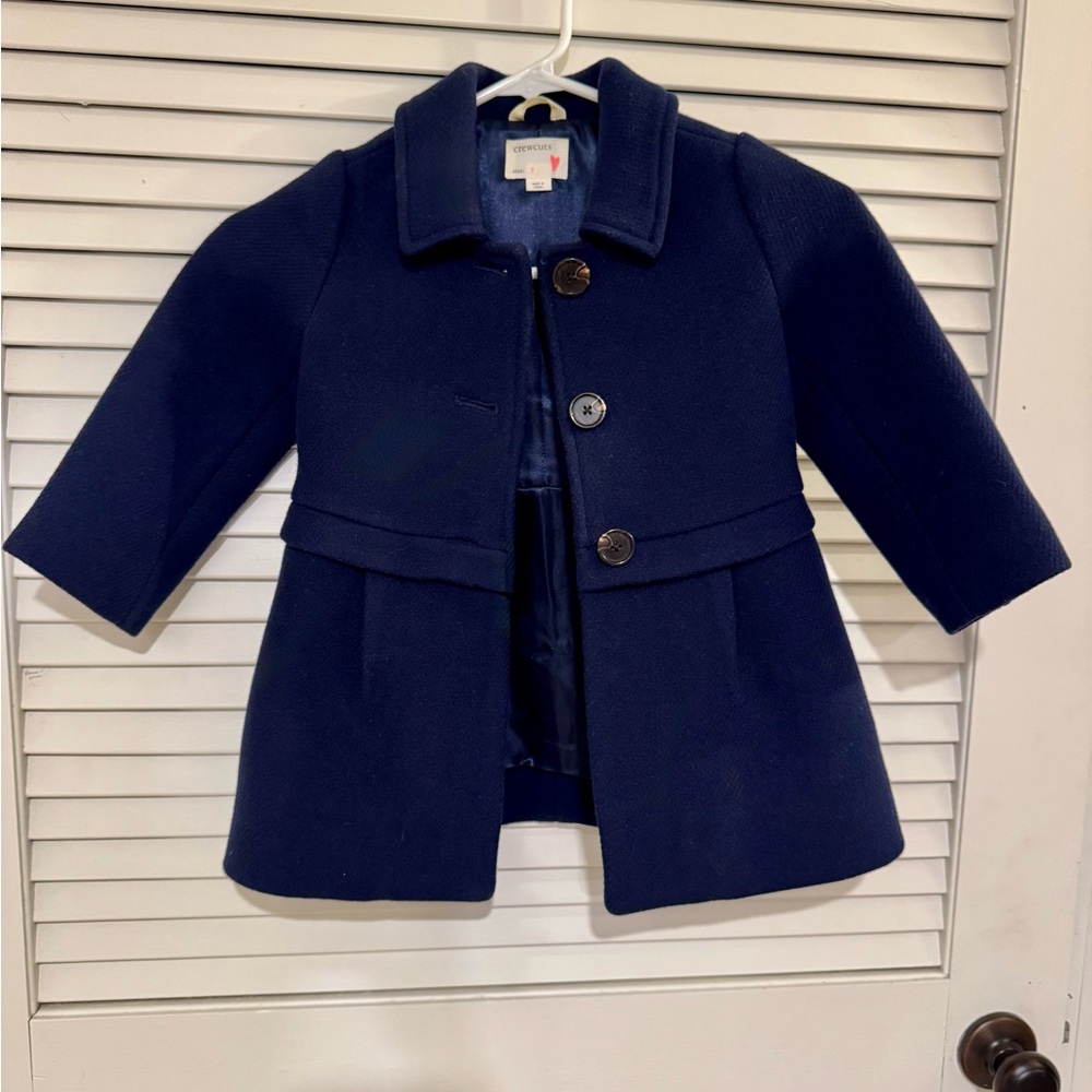 Crewcuts Navy Pea Coat for Toddler 3T